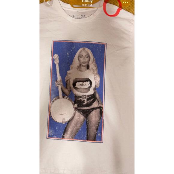 2025 BEYONCE OFFICIAL LARGE SHIRT BANJO ACT II COWBOY CARTER TOUR CONCERT - Picture 7 of 7